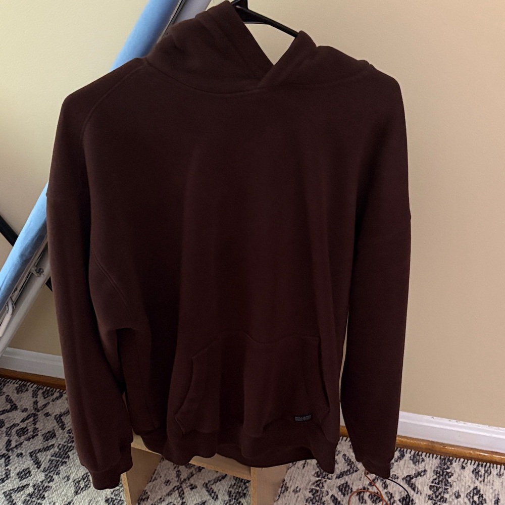 Hollister L Oversized Fit Brown Hoodie